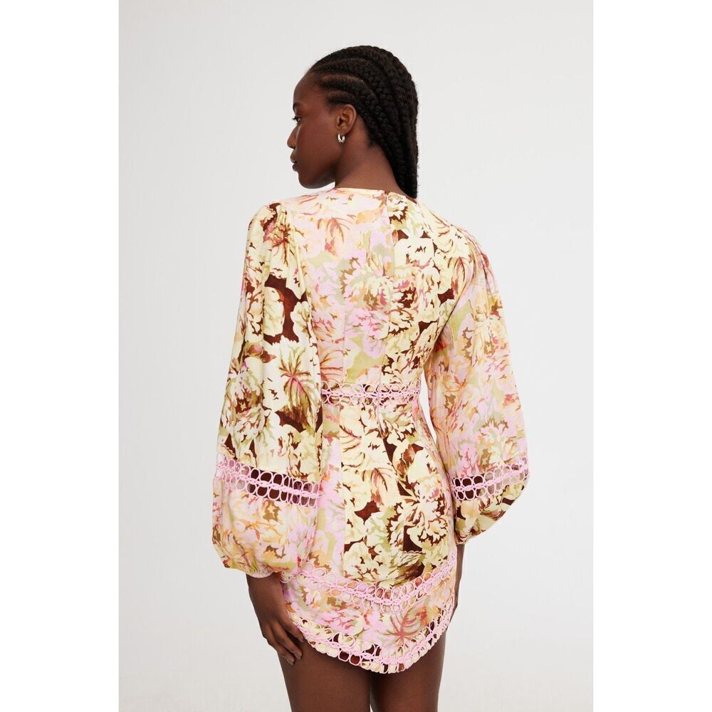 Significant Other Nicole Mini Dress in Jungle Mix Wedding Guest Sz 4 NWT$392 - Picture 3 of 9